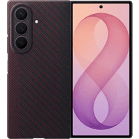Koop Samsung Galaxy Z Fold 8 Ultra Carbon Back Cover met Magneet Rood - 8806099238117