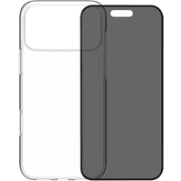 Koop BlueBuilt Back Cover iPhone 17 Pro Max Transparant + BlueBuilt iPhone 17 Pro Max Privacy Screenprotector Glas - 6151127446487