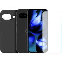 Koop Google Pixel 9a 128GB Zwart 5G + Basis Accessoirepakket - 6151146696696