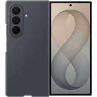 Koop Samsung Galaxy Z Fold 8 Ultra Siliconen Back Cover met Magneet Zwart - 8806099229825