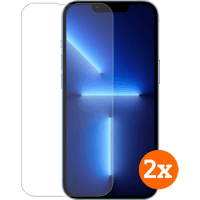 Koop BlueBuilt Apple iPhone 14 / 13 / 13 Pro Screenprotector Glas Duo Pack - 6151118859890