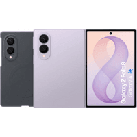 Koop Samsung Galaxy Z Fold 8 256GB Lila 5G + Siliconen Back Cover met Magneet Zwart - 6151149219274