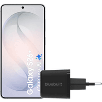 Koop Samsung Galaxy S26 Plus 256GB Wit 5G + BlueBuilt Oplader 45 Watt Zwart - 6151134487404