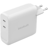 Koop BlueBuilt 140W GaN Oplader met 2 Usb C Poorten Wit - 8720627636728
