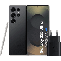 Koop Samsung Galaxy S25 Ultra 256GB Zwart 5G + Samsung Oplader 25 Watt Zwart - 6151119785792