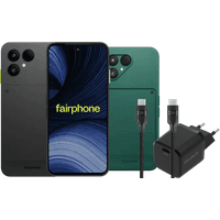 Koop Fairphone 6+ 256GB Zwart 5G + Compleet Accessoirepakket - 6156414065006