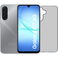 Koop Samsung Galaxy A17 128GB Blauw 4G + BlueBuilt Back Cover Transparant - 6151128225265
