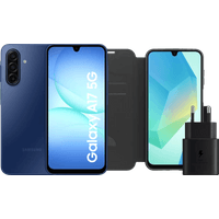 Koop Samsung Galaxy A17 128GB Blauw 5G + Accessoirepakket - 6151148043061