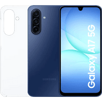 Koop Samsung Galaxy A17 128GB Blauw 5G + Samsung Back Cover Transparant - 6151125516540