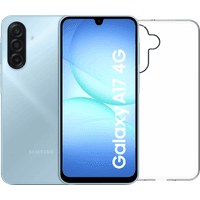 Koop Samsung Galaxy A17 128GB Grijs 4G + BlueBuilt Back Cover Transparant - 6151128224275