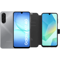 Koop Samsung Galaxy A17 128GB Grijs 4G + BlueBuilt Book Case Zwart - 6151143288207