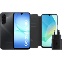 Koop Samsung Galaxy A17 128GB Zwart 4G + Accessoirepakket - 6151143415405