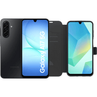 Koop Samsung Galaxy A17 128GB Zwart 5G + BlueBuilt Book Case Zwart - 6151148024046