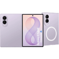 Koop Samsung Galaxy Z Fold 8 512GB Lila 5G + Samsung Back Cover met Magneet Transparant - 6156414037089