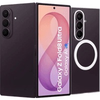 Koop Samsung Galaxy Z Fold 8 Ultra 512GB Paars 5G + Carbon Back Cover met Magneet Zwart - 6156414045039