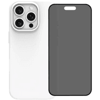 Koop BlueBuilt Back Cover iPhone 16 Pro Wit + Privacy Filter Screenprotector Glas - 6151131917904