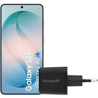 Koop Samsung Galaxy S26 Plus 512GB Lichtblauw 5G + BlueBuilt Oplader 45 Watt Zwart - 6151134534573