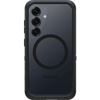 Koop OtterBox Defender Samsung Galaxy S25 Back Cover met Magneet Transparant met Zwarte Rand - 840304788866