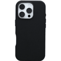 Koop OtterBox Symmetry Apple iPhone 16 Back Cover met MagSafe Magneet Leer Zwart - 840304771257