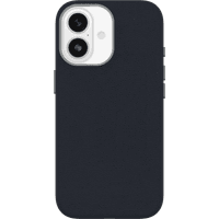 Koop OtterBox Symmetry iPhone 17 Back Cover met MagSafe Magneet Leer Blauw - 840434724062