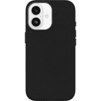 Koop OtterBox Symmetry iPhone 17 Back Cover met MagSafe Magneet Leer Zwart - 840434723904