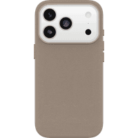 Koop OtterBox Symmetry iPhone 17 Pro Back Cover met MagSafe Magneet Leer Grijs - 840434724789