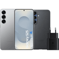 Koop Samsung Galaxy S25 128GB Zilver 5G + Accessoirepakket - 6151119515559
