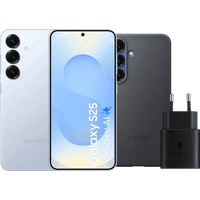 Koop Samsung Galaxy S25 256GB Lichtblauw 5G + Accessoirepakket - 6151119579513