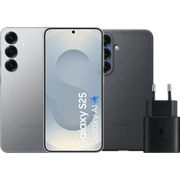 Koop Samsung Galaxy S25 256GB Zilver 5G + Accessoirepakket - 6151119561556