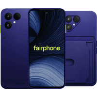 Koop Fairphone 6+ 256GB Blauw 5G + Fairphone 6+ Protective Back Cover Blauw - 6156414441435