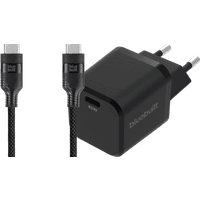Koop BlueBuilt Power Delivery Oplader 45W + Usb C Kabel 3m Nylon Zwart - 6151147588525