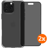 Koop BlueBuilt Protective Back Cover iPhone 16 Pro Max + Privacy Screenprotector Duo Pack - 6151131515575