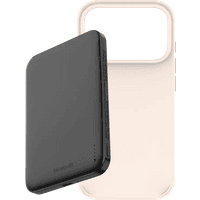 Koop BlueBuilt MagSafe Hoesje iPhone 18 Pro Beige + Powerbank 5.000 mAh Grijs - 6156414558553