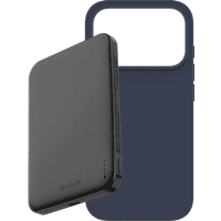 Koop BlueBuilt MagSafe Hoesje iPhone 18 Pro Blauw + Powerbank 5.000 mAh Grijs - 6156414557587