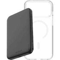Koop BlueBuilt MagSafe Hoesje iPhone 18 Pro Max Transparant + Powerbank 5.000 mAh Grijs - 6156414576564