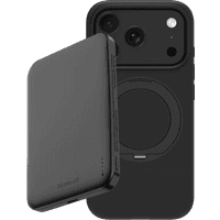 Koop BlueBuilt MagSafe Hoesje met Standaard iPhone 18 Pro Zwart + Powerbank 5.000 mAh Grijs - 6156414560556
