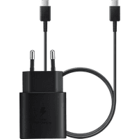 Koop Samsung Super Fast Charging Oplader 25W + Usb C Kabel 1m Kunststof Zwart - 6090324189172