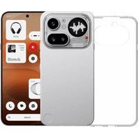Koop Nothing Phone (4a) Pro 256GB Zilver 5G + BlueBuilt Back Cover Transparant - 6156414877807