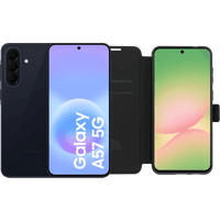 Koop Samsung Galaxy A57 128GB Donkerblauw 5G + BlueBuilt Book Case Zwart - 6156414796757