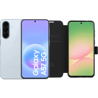 Koop Samsung Galaxy A57 128GB Lichtblauw 5G + BlueBuilt Book Case Zwart - 6156414797723