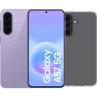 Koop Samsung Galaxy A57 256GB Paars 5G + BlueBuilt Back Cover Transparant - 6156414844847