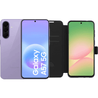 Koop Samsung Galaxy A57 256GB Paars 5G + BlueBuilt Book Case Zwart - 6156414831847