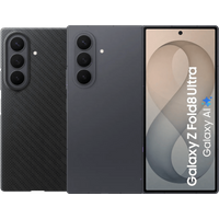 Koop Samsung Galaxy Z Fold 8 Ultra 512GB Zwart 5G + Carbon Back Cover met Magneet Zwart - 6151149588509