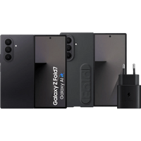 Koop Samsung Galaxy Z Fold 7 256GB Zwart 5G + Accessoirepakket - 6151124220226