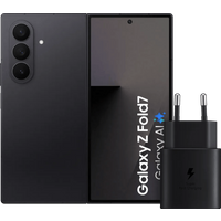 Koop Samsung Galaxy Z Fold 7 256GB Zwart 5G + Samsung Oplader 25 Watt Zwart - 6151124189127