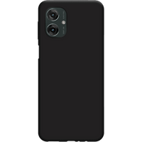 Koop Just in Case Soft Design Motorola Moto G55 Back Cover Zwart - 8720878501998