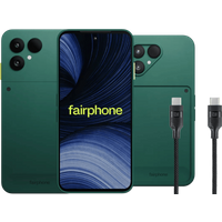Koop Fairphone 6+ 256GB Groen 5G + Basis Accessoirepakket - 6156414059098