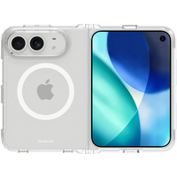 Koop BlueBuilt Protective Back Cover met MagSafe iPhone Duo Transparant - 8720627637954
