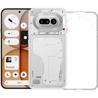 Koop Nothing Phone (4a) 128GB Wit 5G + BlueBuilt Back Cover Transparant - 6156414869895