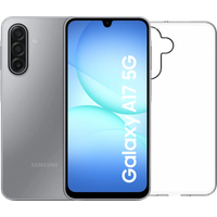 Koop Samsung Galaxy A17 128GB Grijs 5G + BlueBuilt Back Cover Transparant - 6151128193168